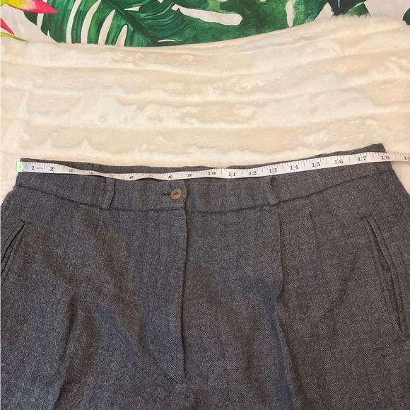 Vintage Avoca Ireland XL High Rise Classic Fall Crop Preppy 100% Wool Pants - Picture 4 of 10